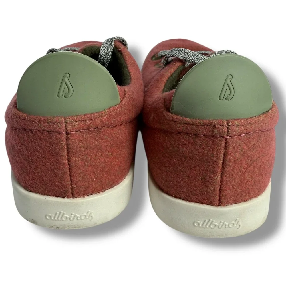 Allbirds Wool Pipers Runner Shoes Womens Size 5 WP1W5 Red Sneakers Walking